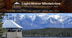 Desktop Screenshot of lightshineministries.org