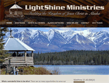 Tablet Screenshot of lightshineministries.org